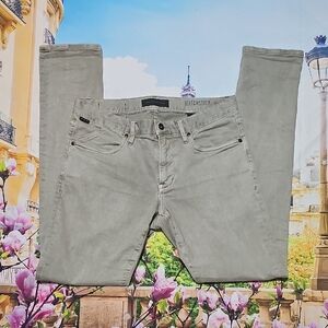 John Varvatos Matchstick Light Gray Skinny Jeans Size 30